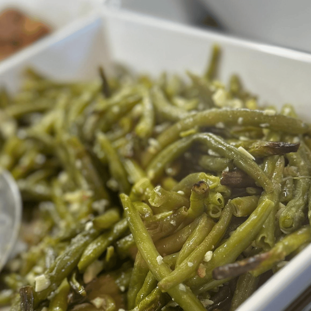 Roast Green String Beans